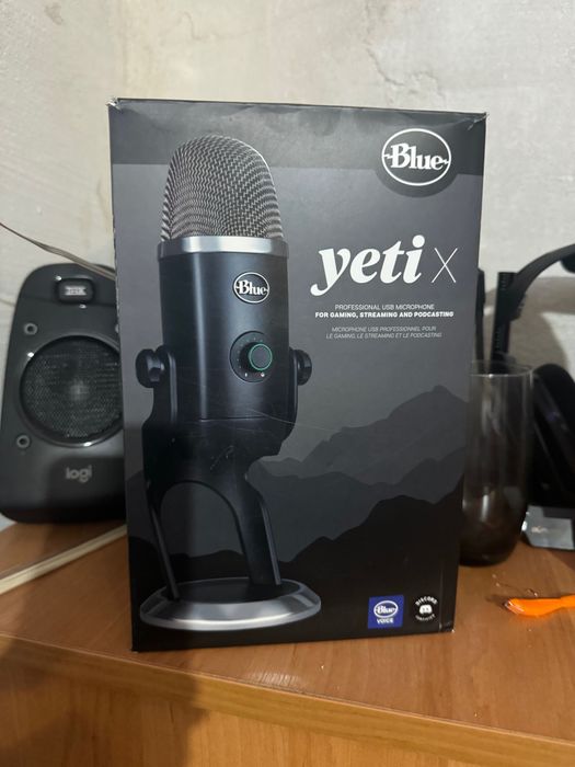 Blue yeti x mikrofon, stream, podcast, youtube