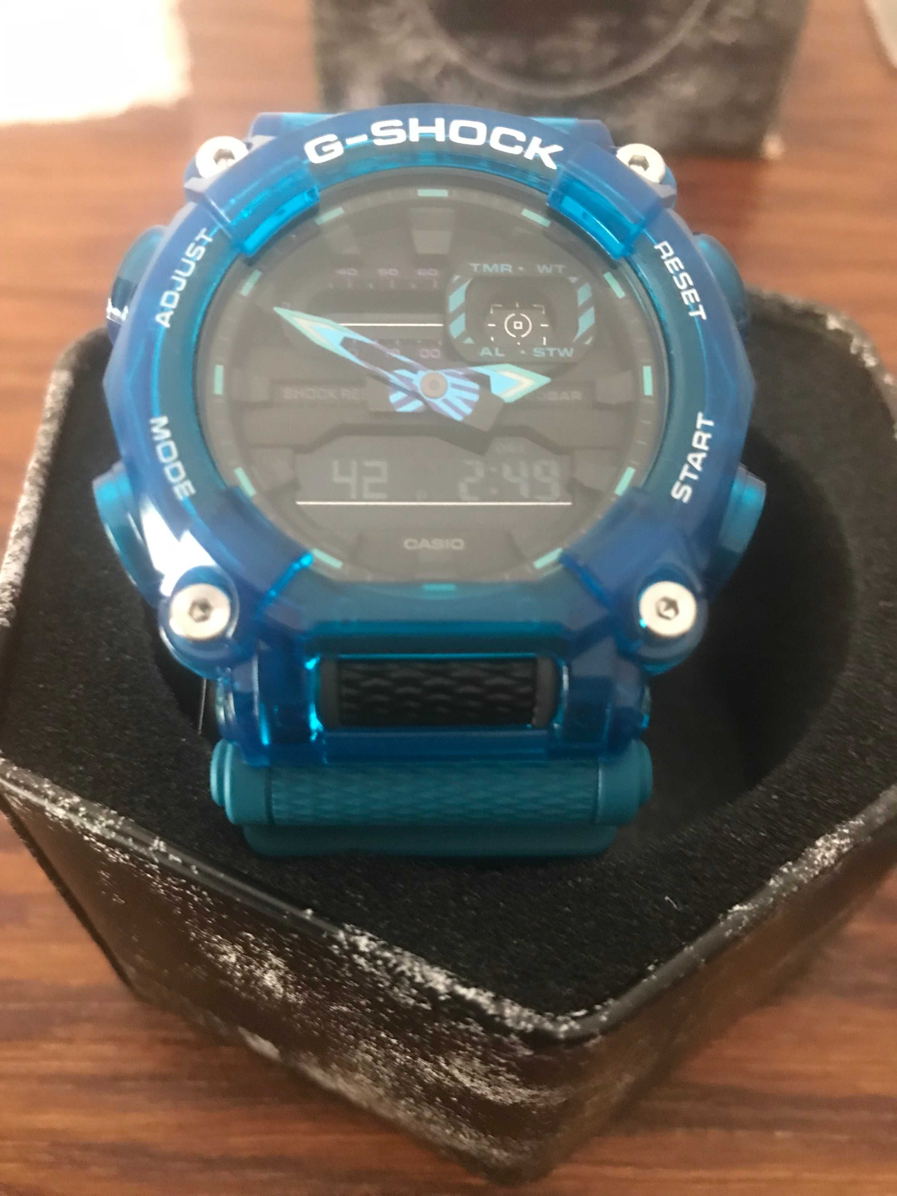 CASIO GA-900SKL-2AER G-SHOCK skeleton niebieski zegarek