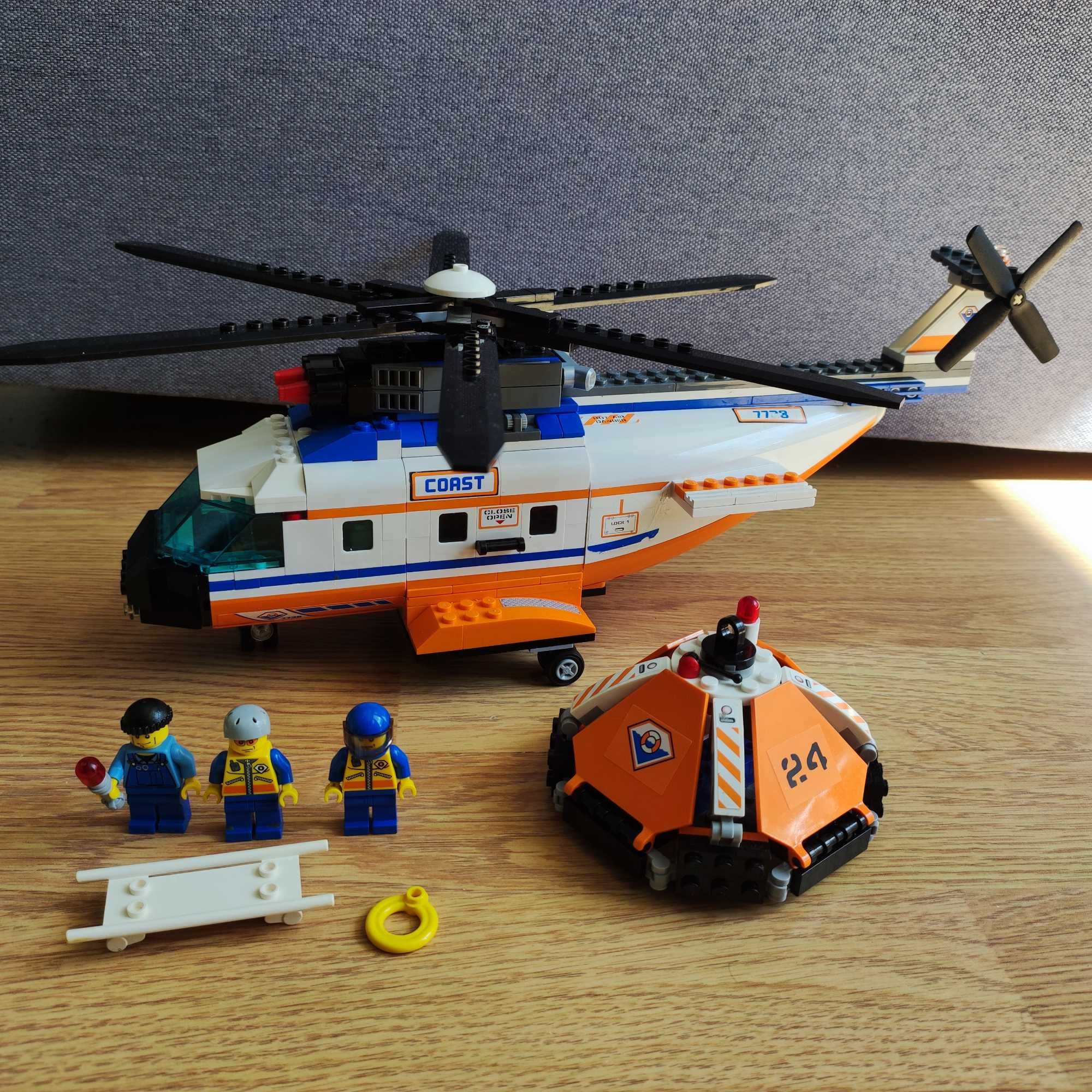 Lego City 7738 helikopter straży przybrzeżnej