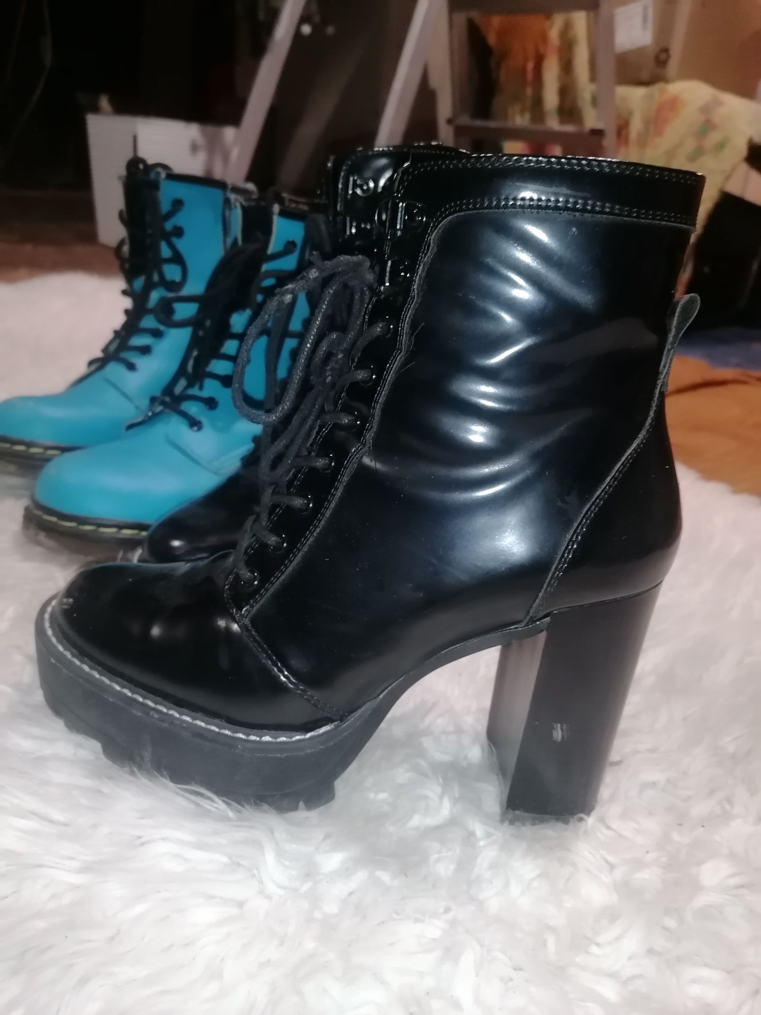 buty botki glany trzewiki  jak martens martensy 36 czarne n