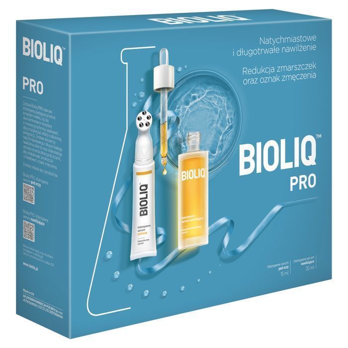 BIOLIQ Pro zestaw serum pod oczy 15ml + serum nawilżające 30ml