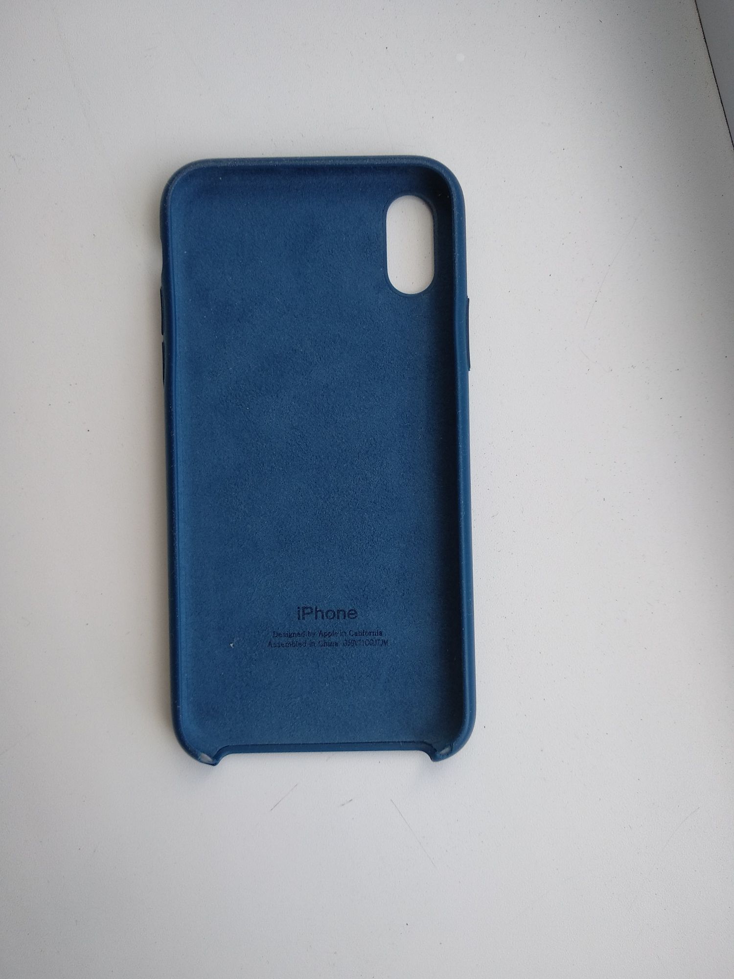Чехол для Айфон X MAX (Apple Silicone Case Blue Cobalt)