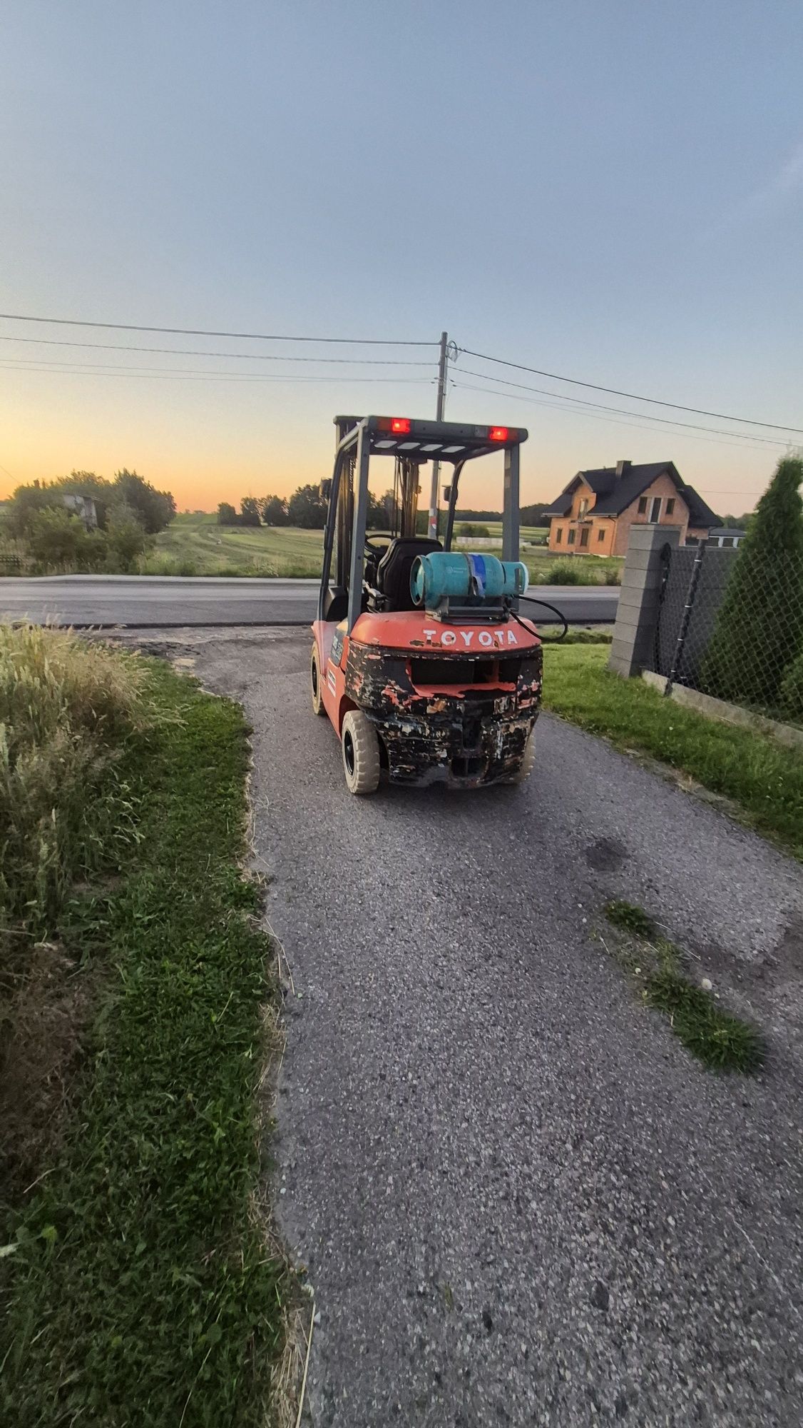 Wózek widłowy TOYOTA 7fgf25, 2500kg