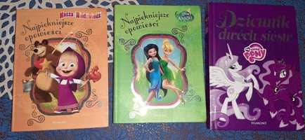 Zestaw 3 książek Disney najpiękniejsze opowieści+ my little pony