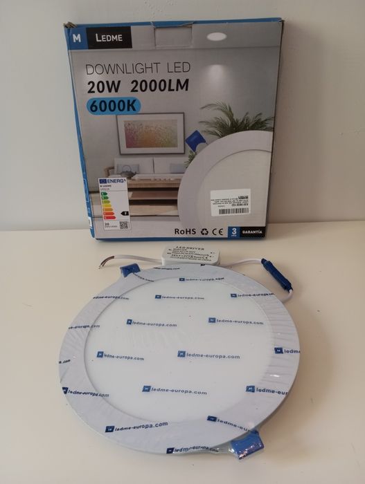 Panel sufitowy LED 6000K Lampa sufitowa do zabudowy