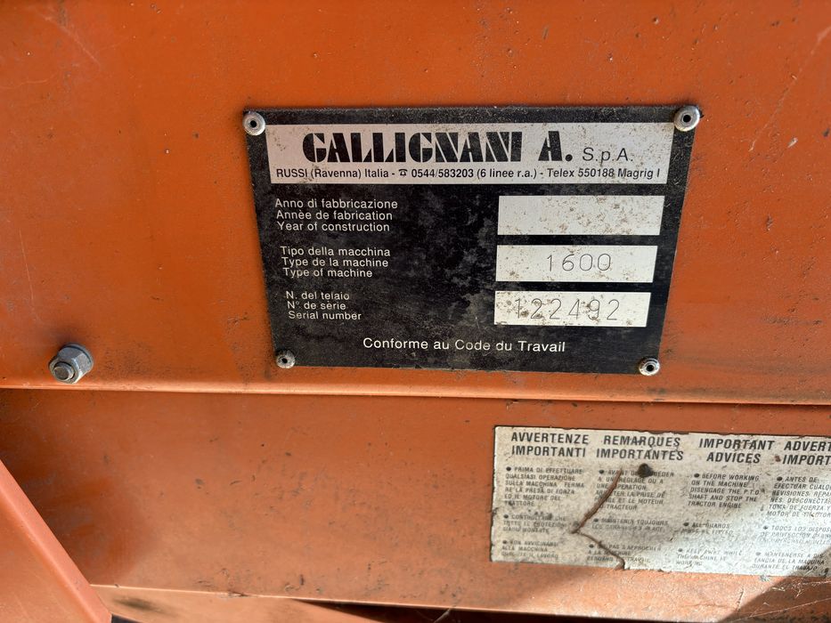 Enfardadeira galignani 1600