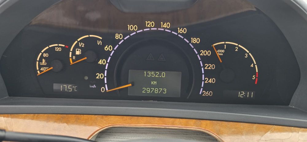 Mercedes S320 cdi a diesel (290 mil km )ano 2001