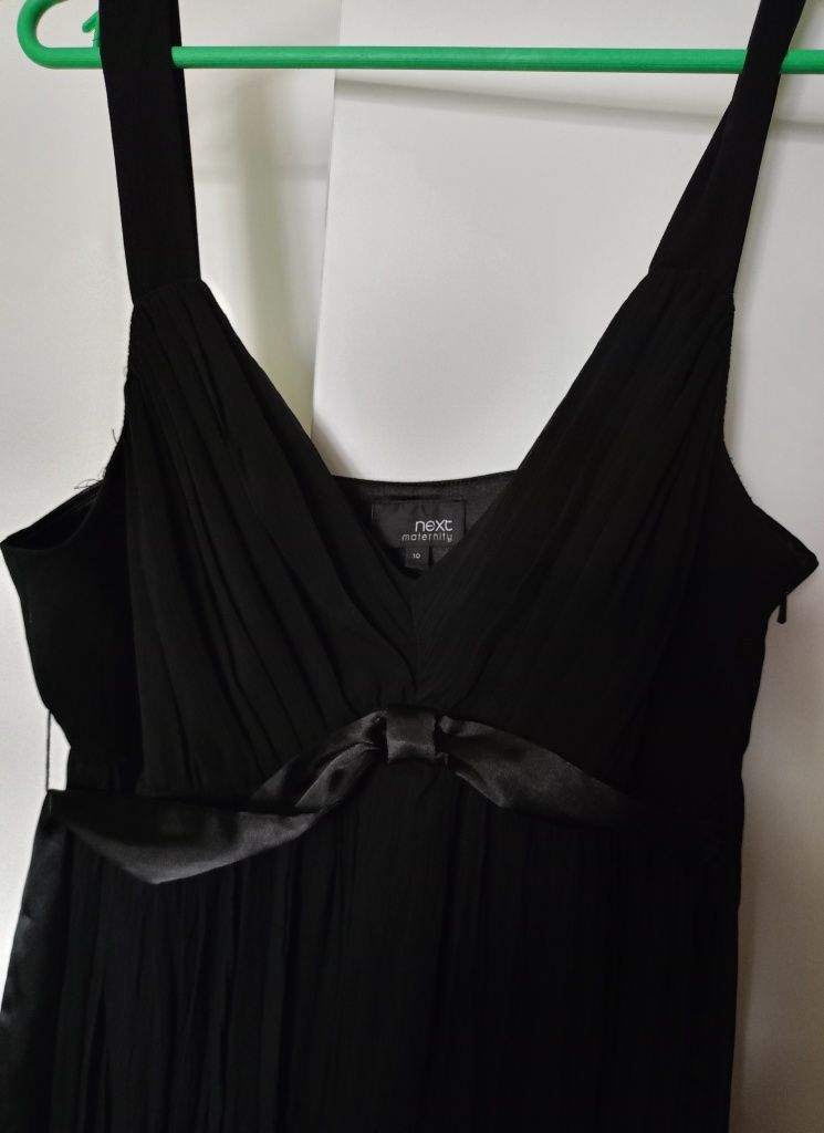 Czarna sukienka ciążowa rozmiar M