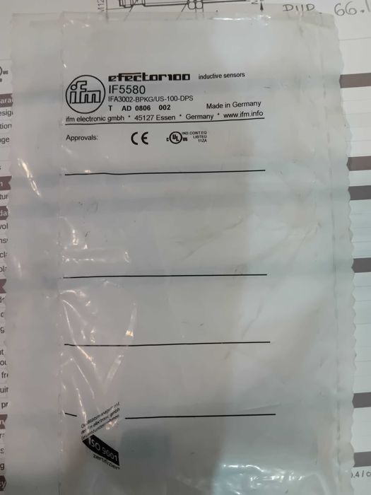 Sensor indutivo 12mm pnp 24vdc IFM