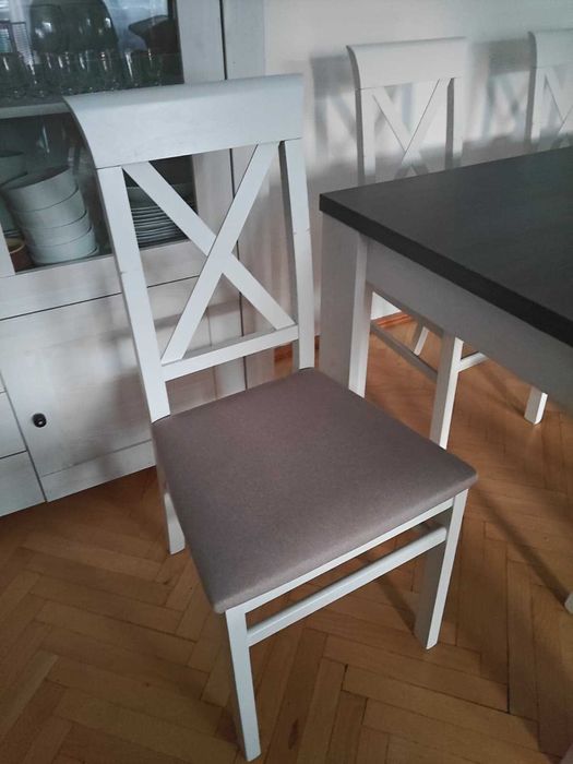 Krzesła Bukowe Alla 2 (6szt) Białe