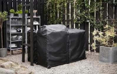 IKEA TOSTERO Pokrowiec Na Meble Grill 72x52x111 cm Grilla Czarny Ogród