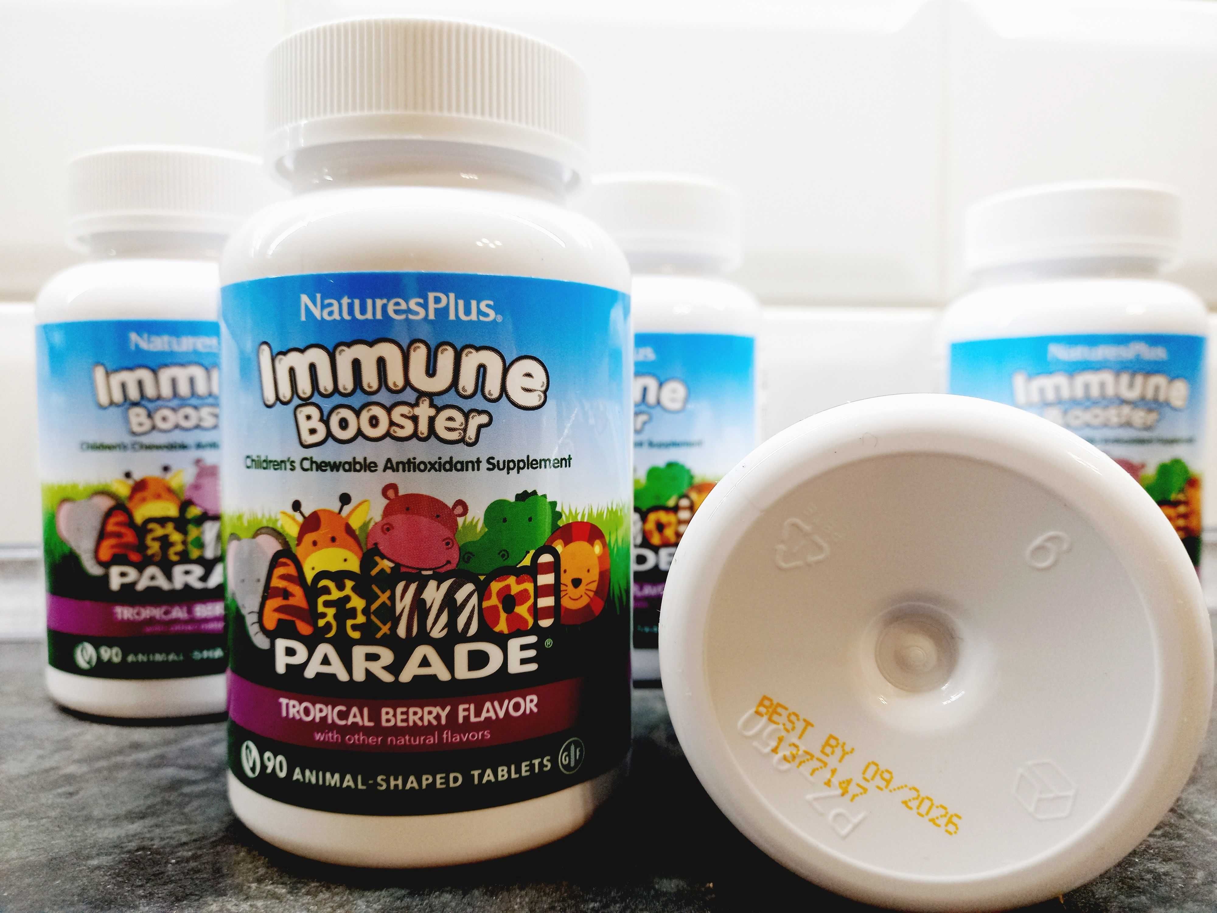 Animal Parade, Kids Immune Booster (90 жев.таб.), детские витамины