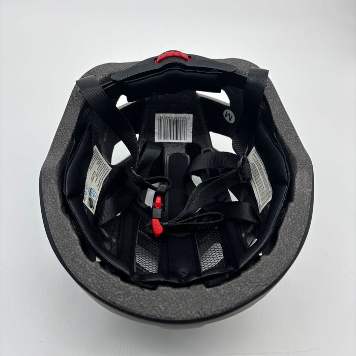 Kask rowerowy z lampką LED Czarny Rozmiar M