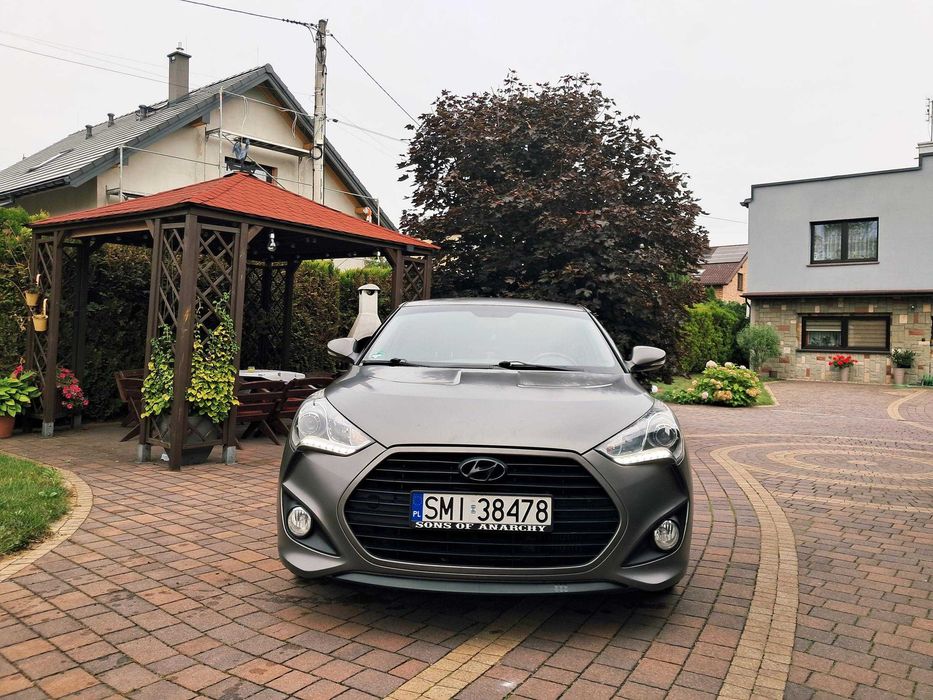 Hyundai Veloster Turbo szary mat 1.6 LPG Navi