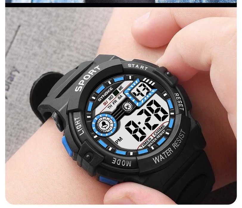 Zegarek dla dziecka dziecięcy Synoke elektroniczny sportowy stoper