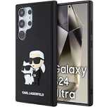 Etui Karl Lagerfeld 3D Rubber Karl&Choupette na Samsung Galaxy S24 Ult