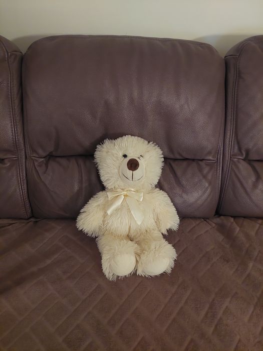 Miś 38cm kremowy nowy