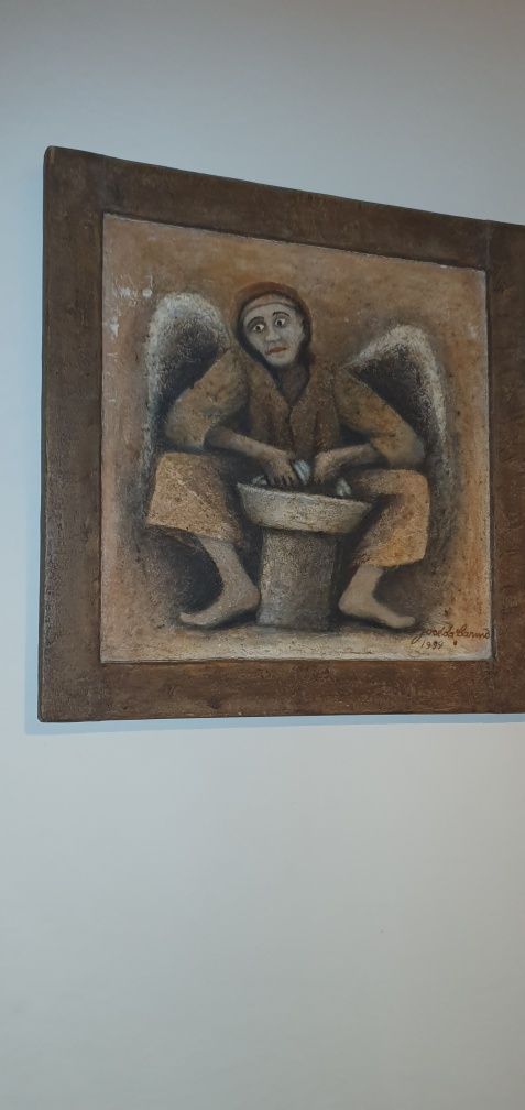 Quadro ZÉ DO CARMO-Arte em quadro, sobre Madeira Maciça