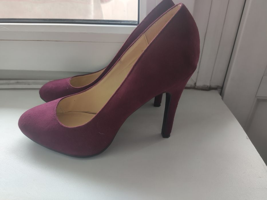 Туфли, винного цвета 38 размер