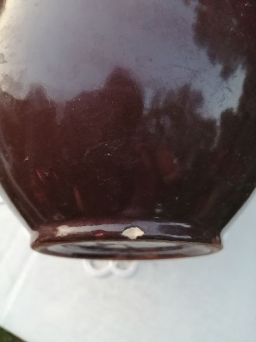 Duży wazon ceramiczny, sygnowany. Vintage