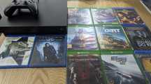 XBOX ONE X 1TB Jogos + Filmes Blu-rays