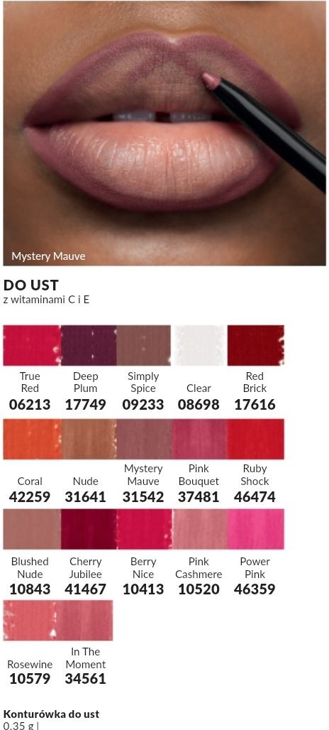 Avon konturówka kredka do ust Mystery Mauve