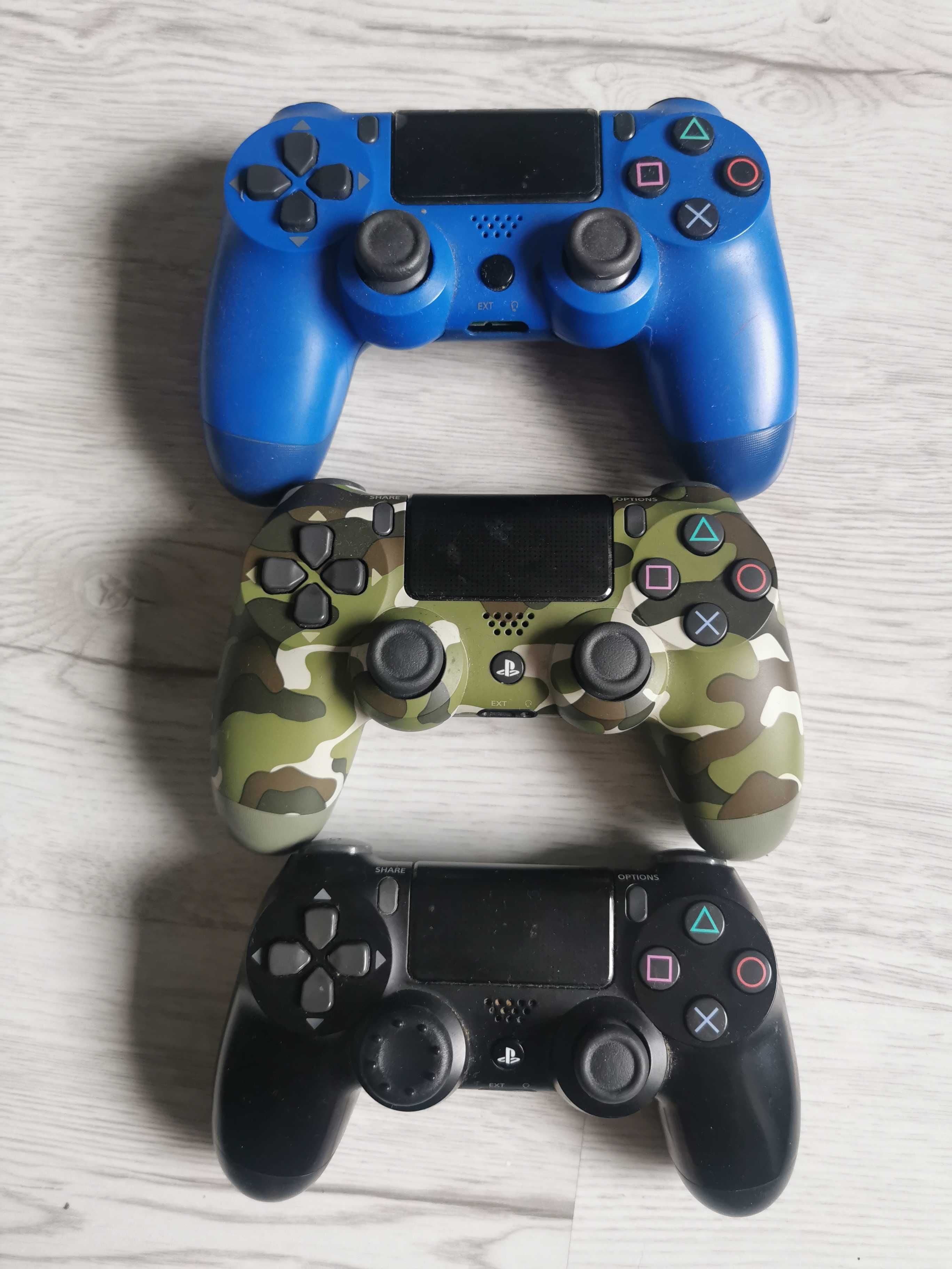 PS4 Slim 3 pady +3 gry