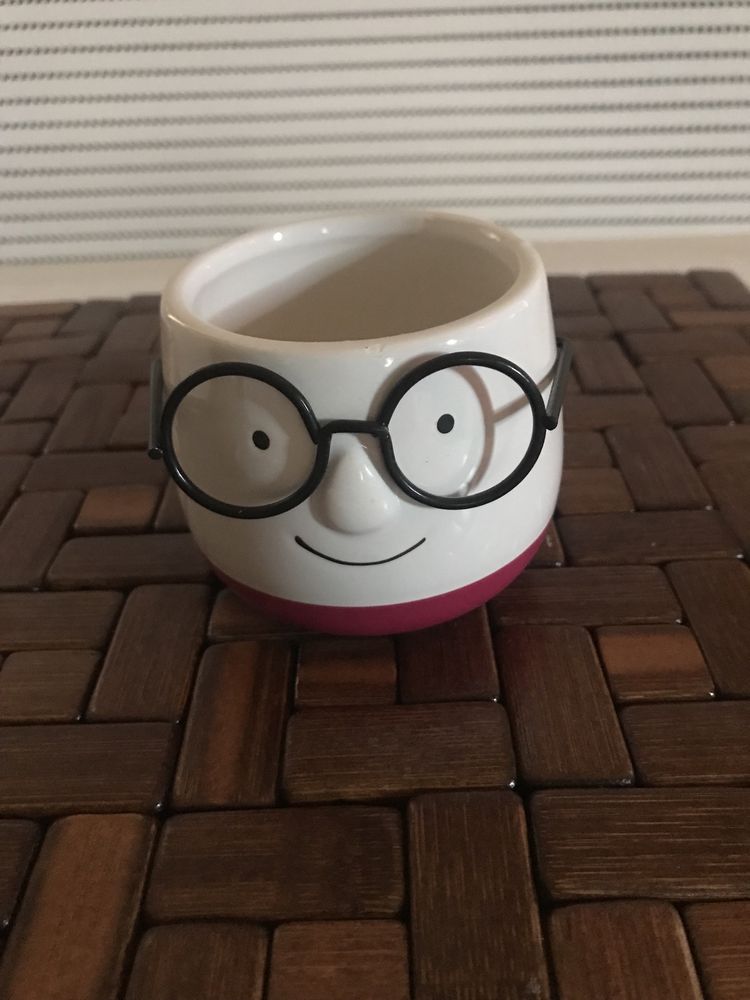 Oslonki ceramiczne na doniczki,nowe,zestaw 2szt.