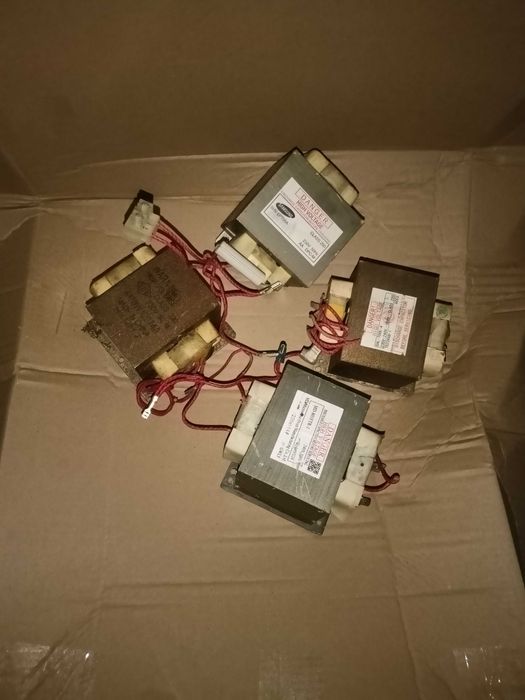 Transformatory z mikrofalówki zestaw 4 sztuki za 100zł