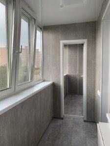 Обшивка вагонкою лоджії, Внутрішня та зовнішня обшивка балкона