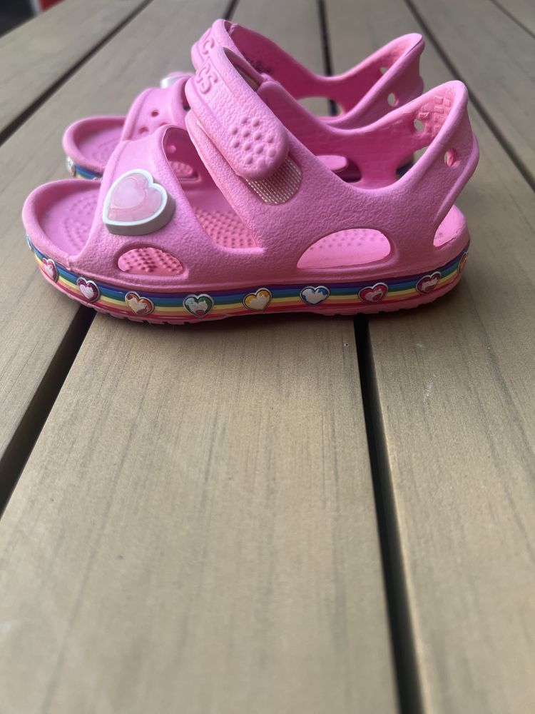 Sandały Crocs Rainbow 20-21 I c5 I 12,5cm