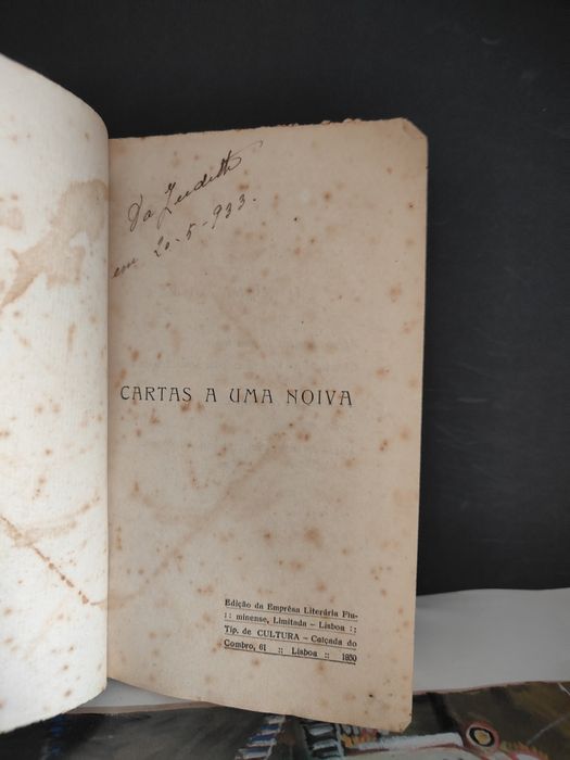 Livro Cartas a uma Noiva