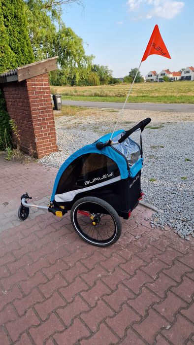 Przyczepka rowerowa BURLEY D'LITE X SINGLE AQUA