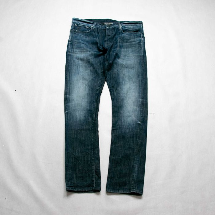 G-star Raw 3301 slim 38/34us spodnie jeansowe ciemny niebieski