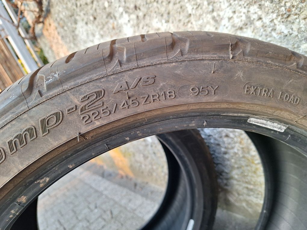 2x Opony letnie Bfgoodrich 225/45r18
