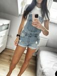 Ogrodniczki spodenki Pull and Bear S 36