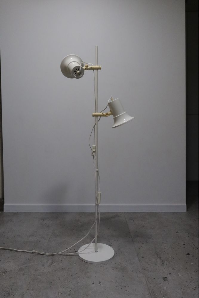 Duńska lampa podłogowa 1960 vintage retro loft stojąca