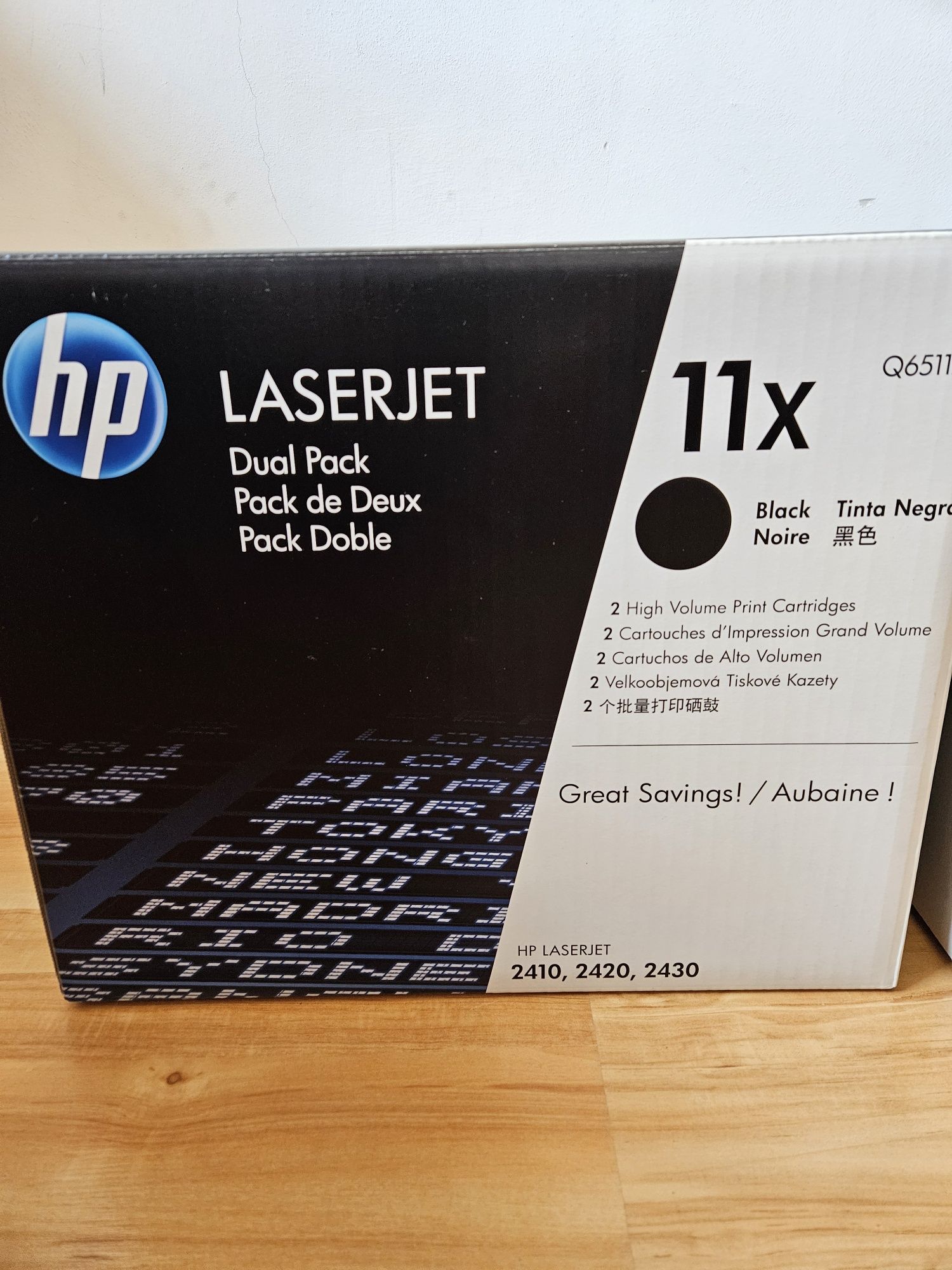 Toner HP LaserJet 2410, 2420, 2430 Q6511XD Dual Pack (2szt.) Oryginał