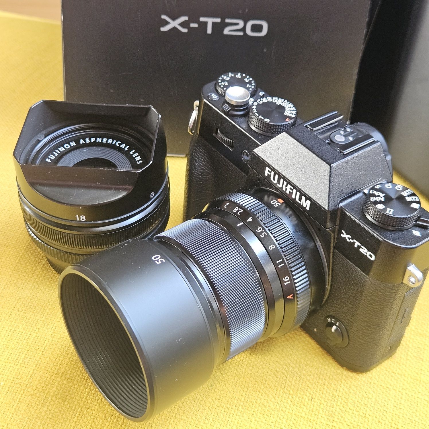 Fujifilm xt20, 18mm i 50mm