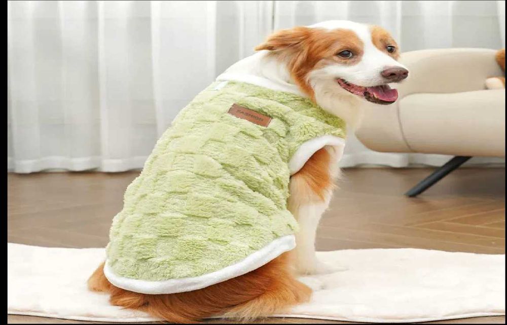 Camisola Inverno Cão Gato Flanela Quente