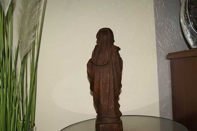 Figura Matka Boska drewno stara