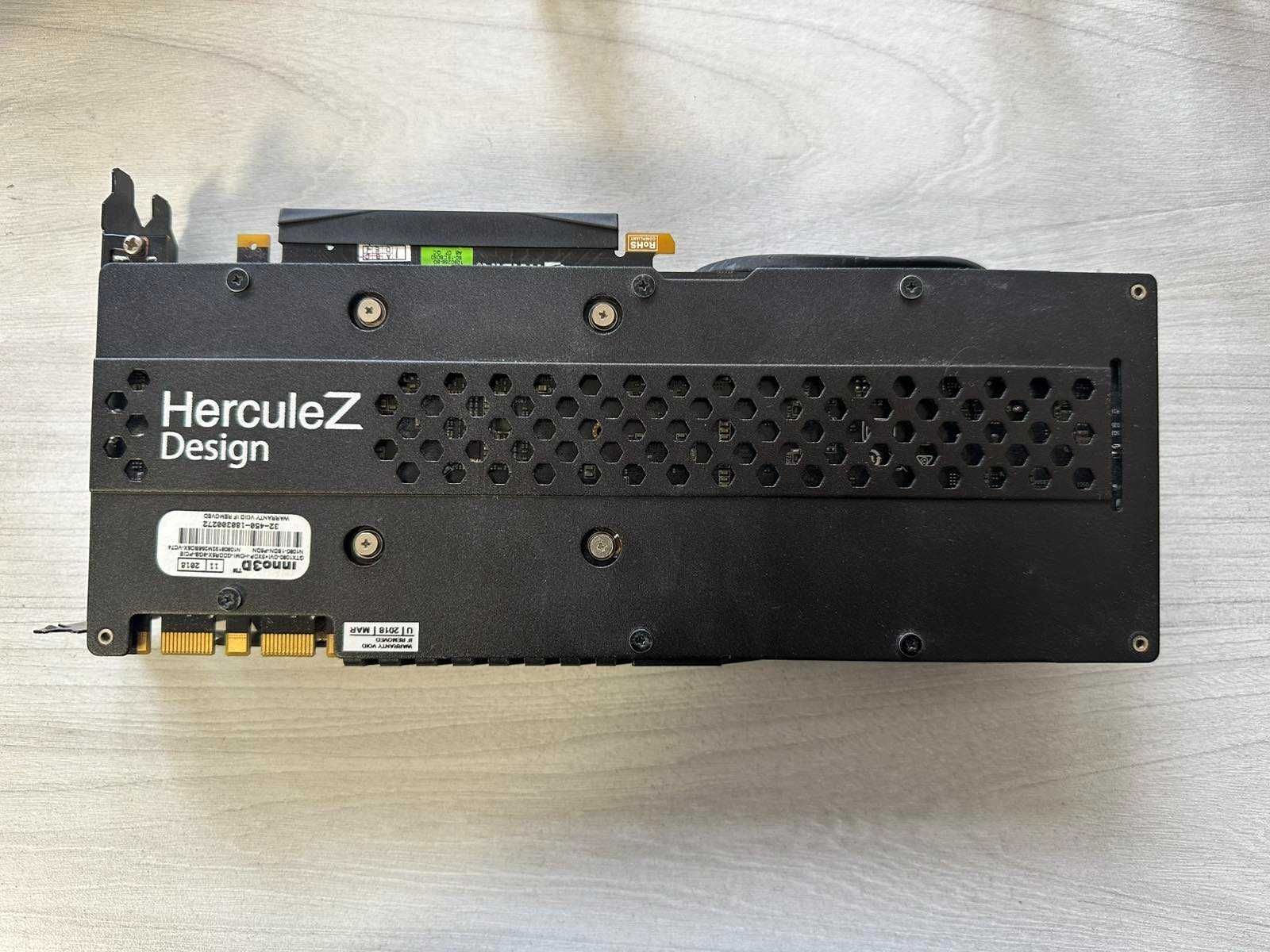 Відеокарта NVIDIA INNO3D GeForce GTX 1080 8GB GDDR5X (256bit)