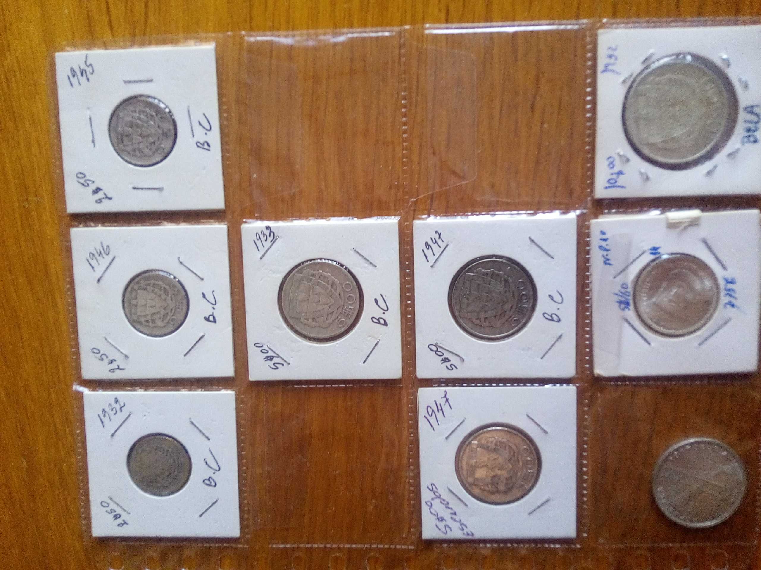 Moedas de escudo de prata