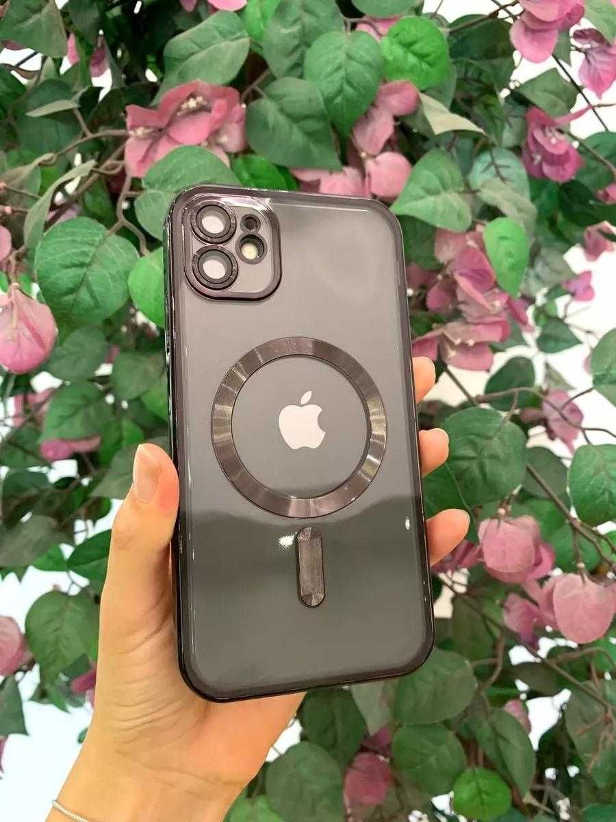 Чехол iphone magsafe Чехол айфон магнітний чохол захисними лінзами