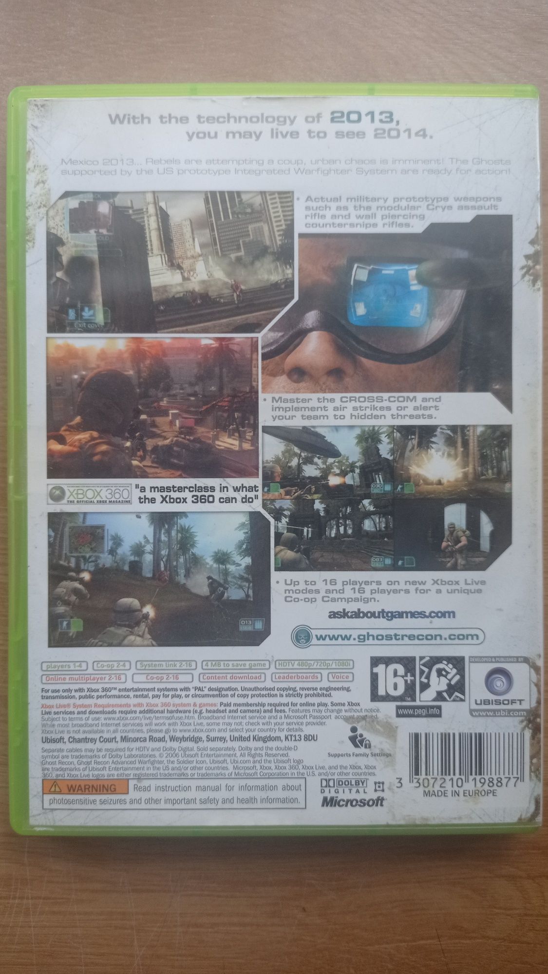 Xbox 360 Tom Clancy's Ghost Recon Advanced Warfighter