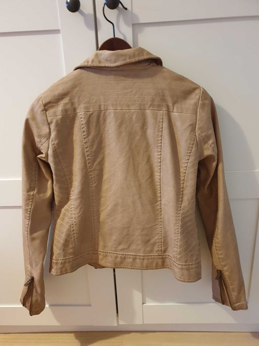 Beżowa Ramoneska, rozmiar 36