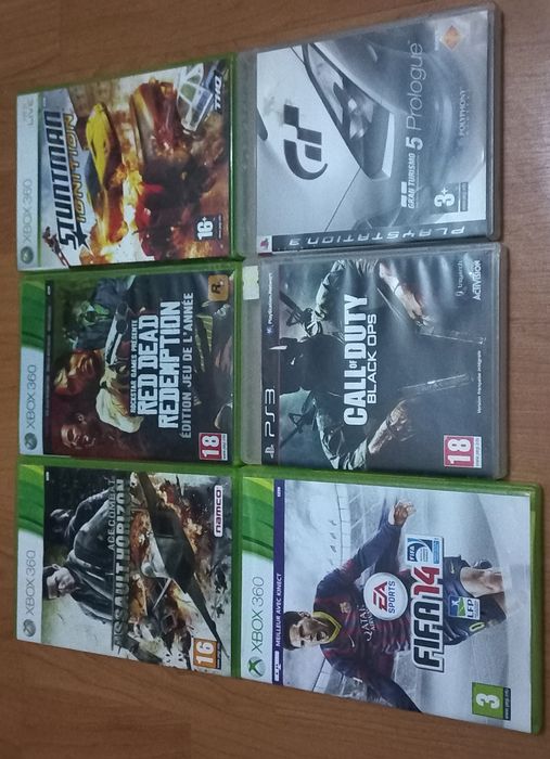 Conjunto de 6 jogos Xbox 360/Playstation 3