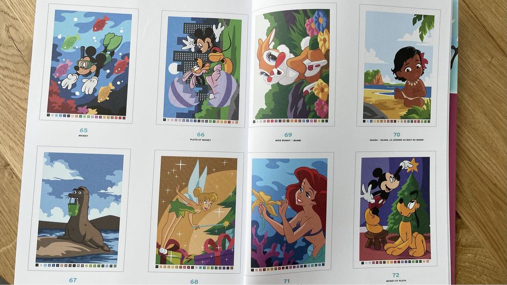 Розмальовка Disney mystery coloring book Раскраска Disney