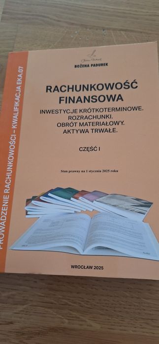 Rachunkowość finansowa cz.I