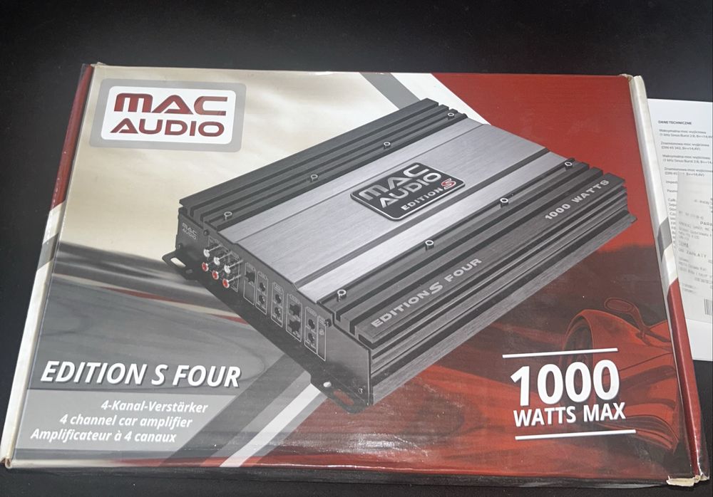 Wzmacniacz Mac Audio edition S FOUR 1000watts MAX